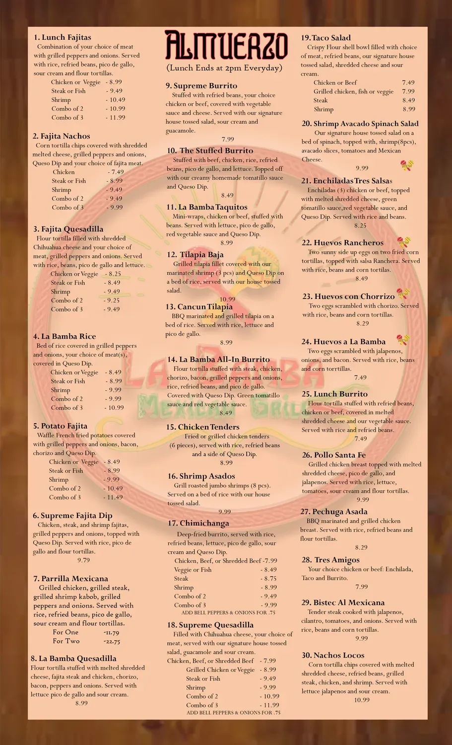 Menu 2