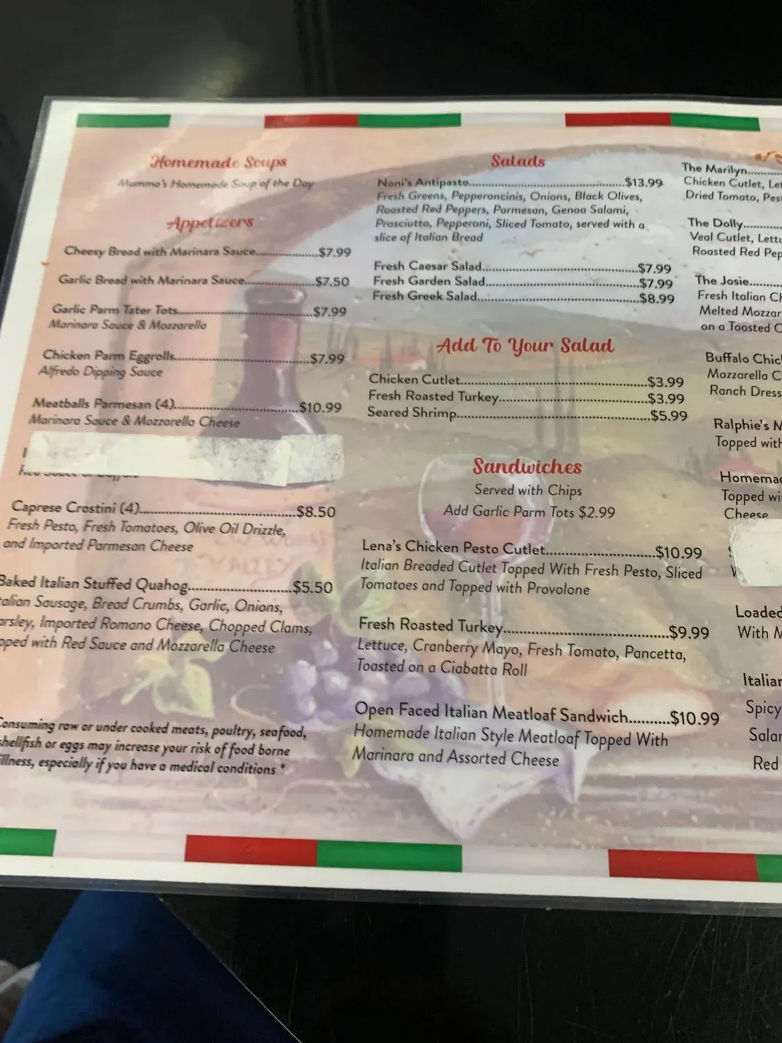 Menu 4