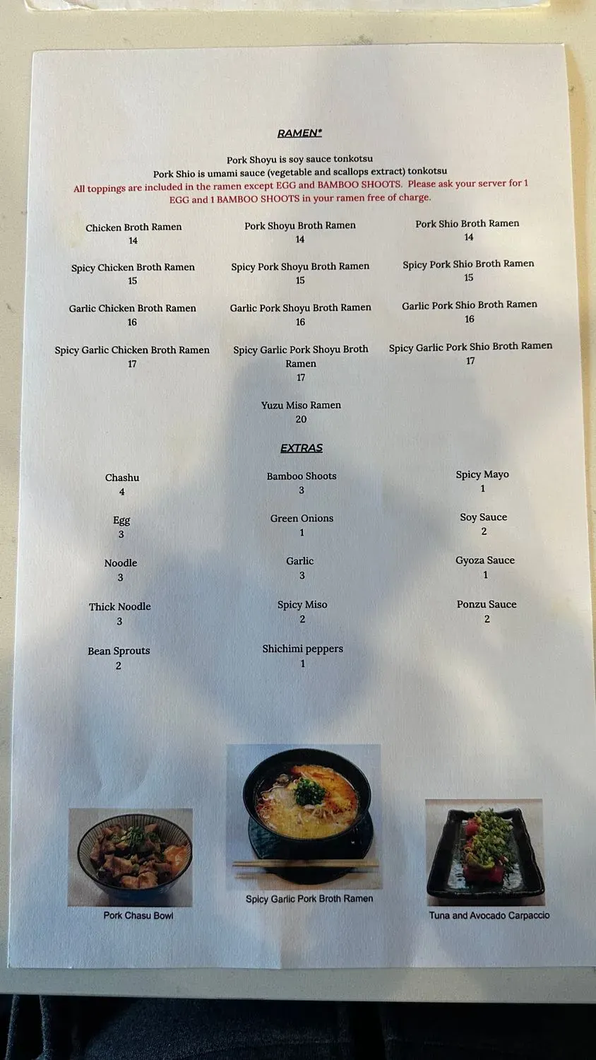 Menu 3