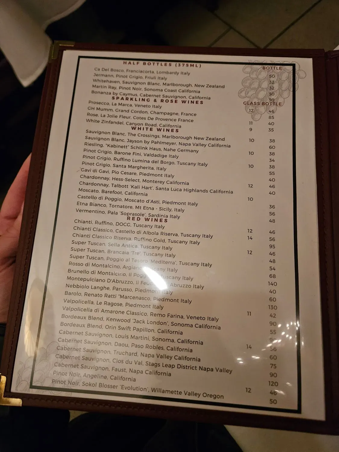 Menu 5