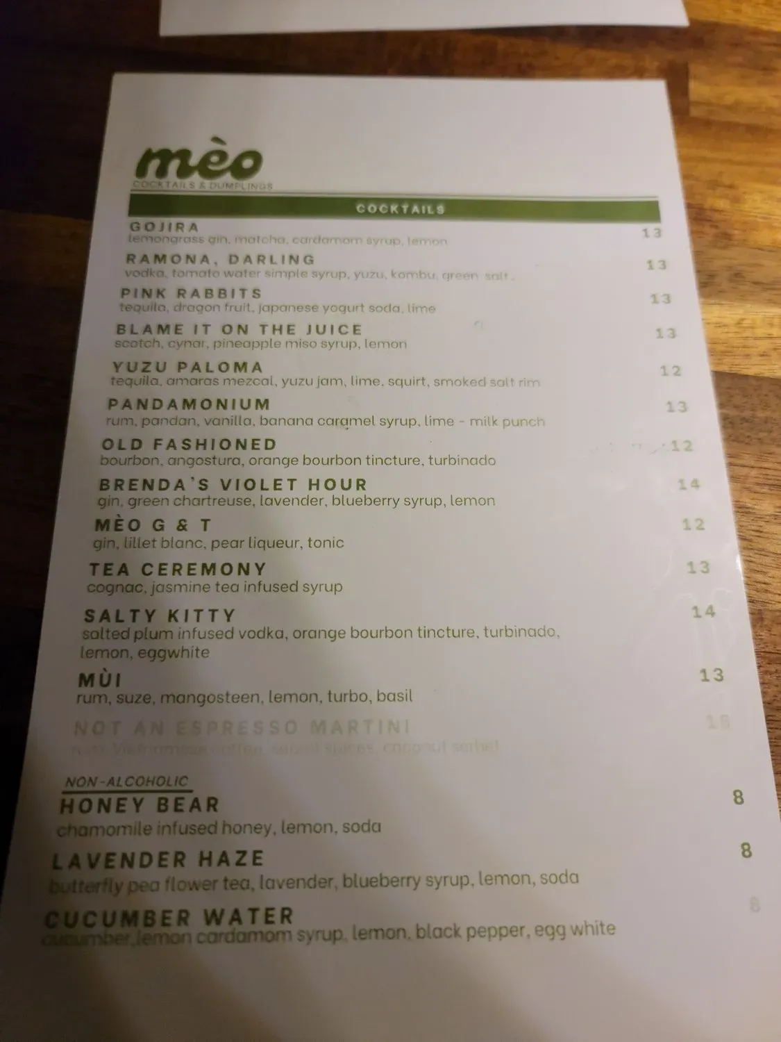 Menu 4