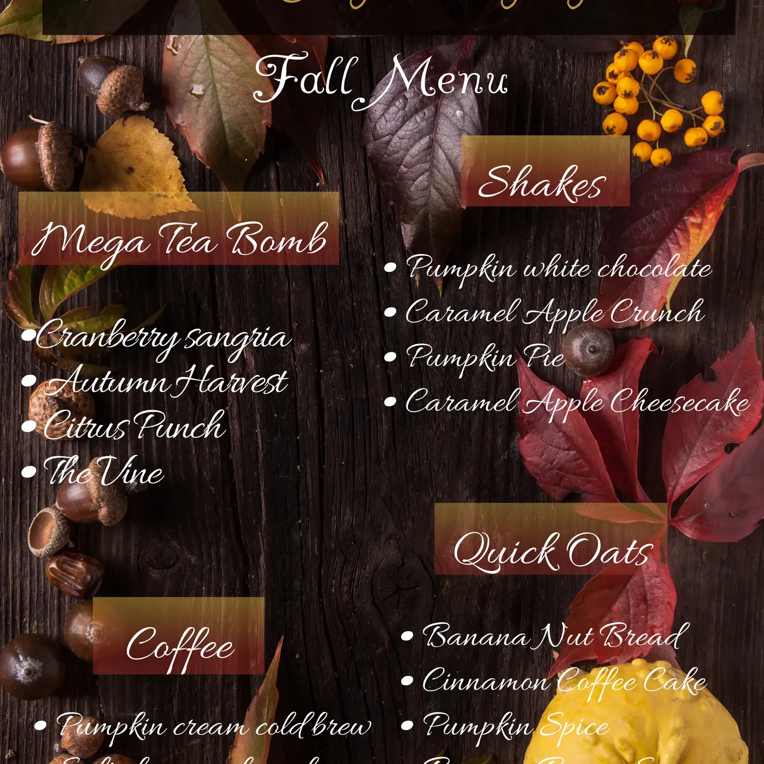 Menu 2