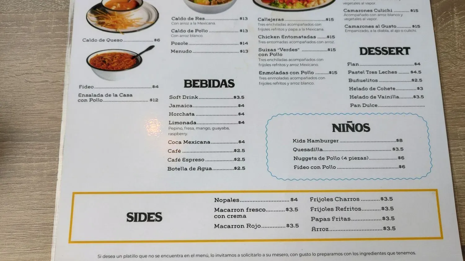 Menu 5