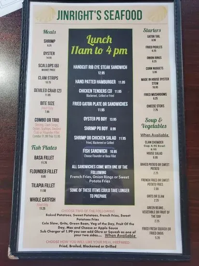 Menu 6