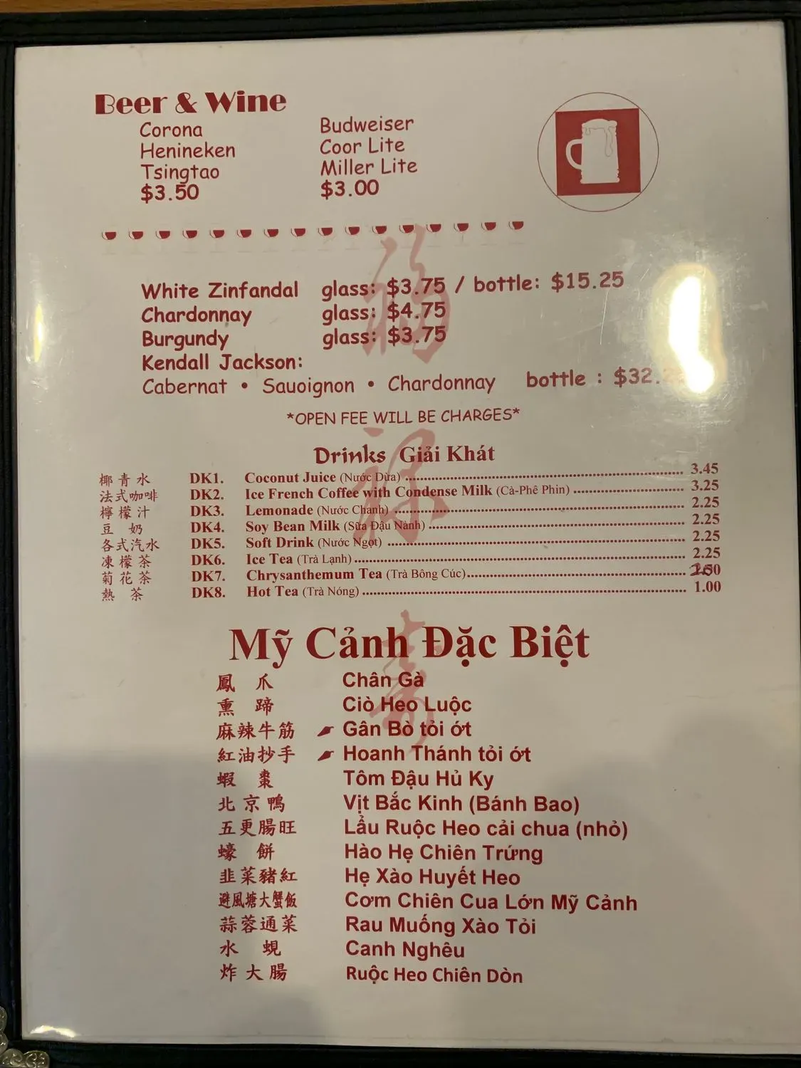 Menu 4