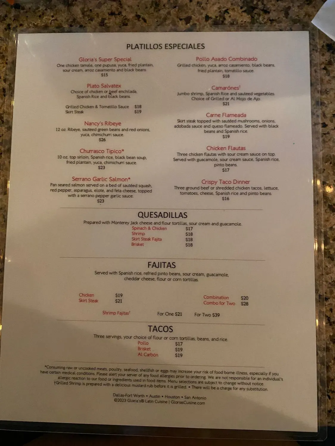 Menu 6