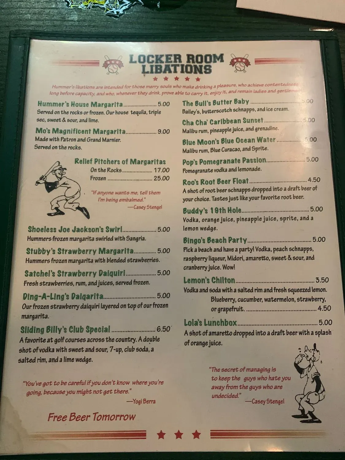 Menu 6