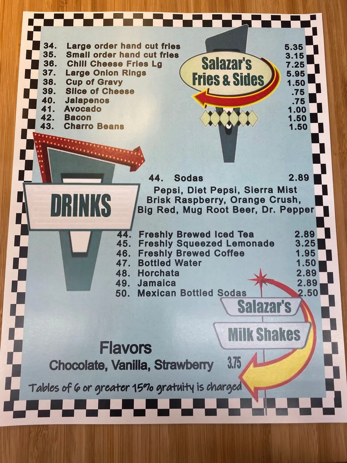 Menu 5