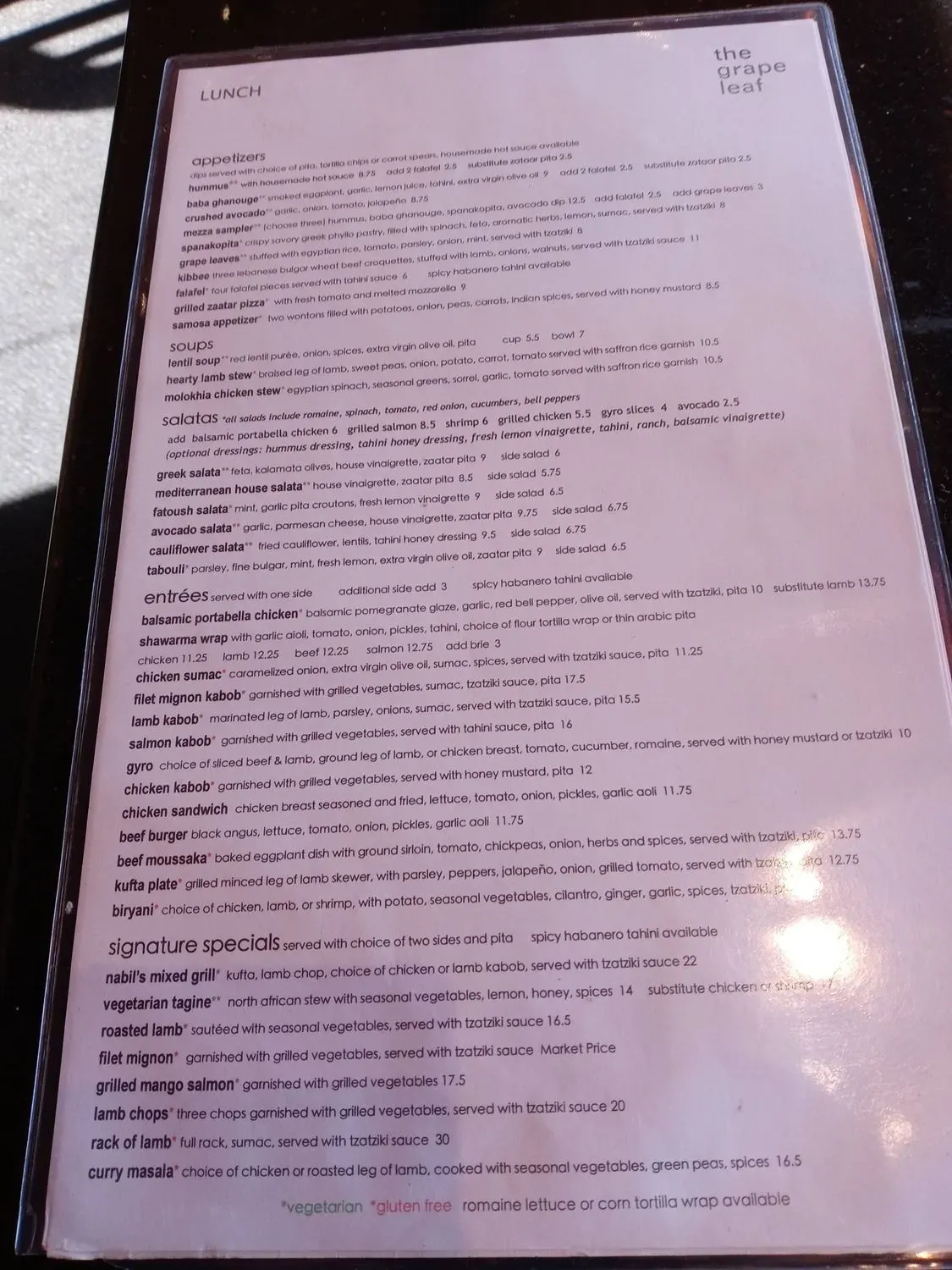 Menu 2