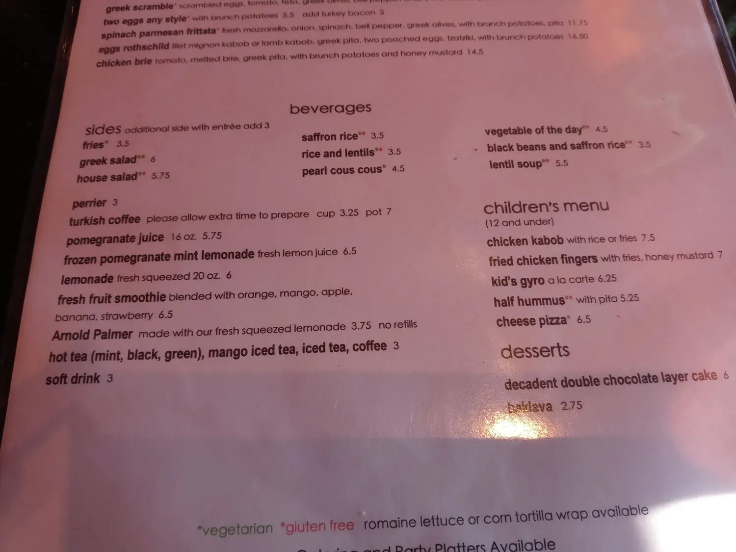 Menu 3