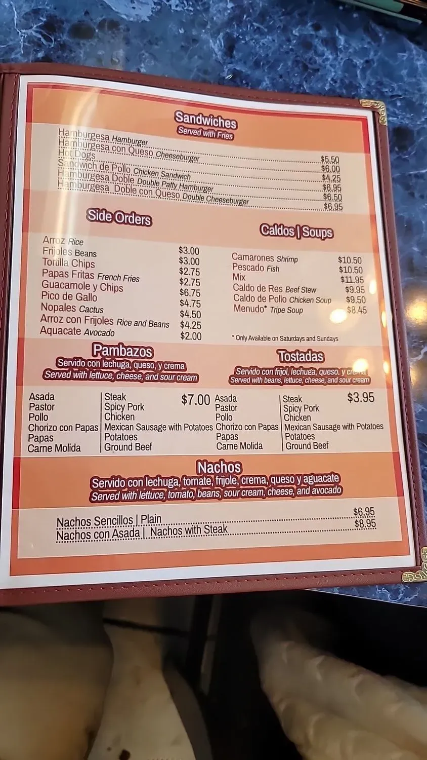 Menu 6