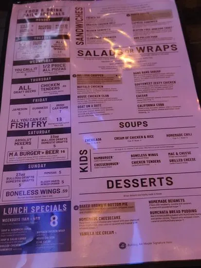 Menu 5