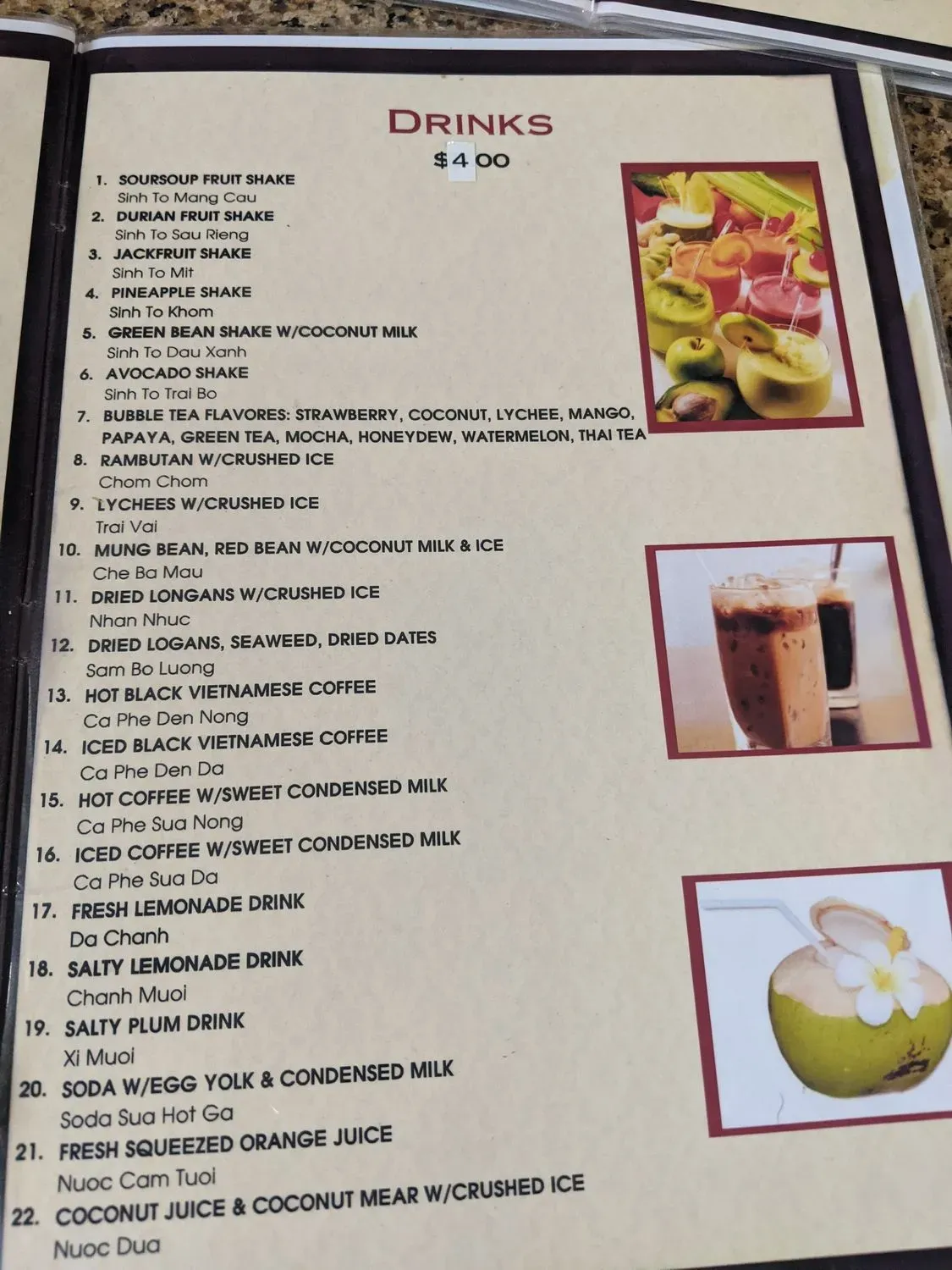 Menu 5