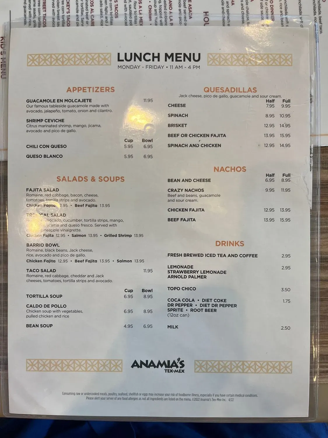 Menu 4