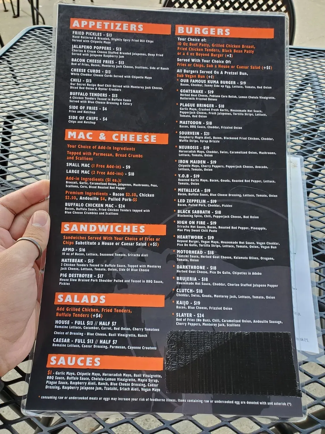 Menu 6