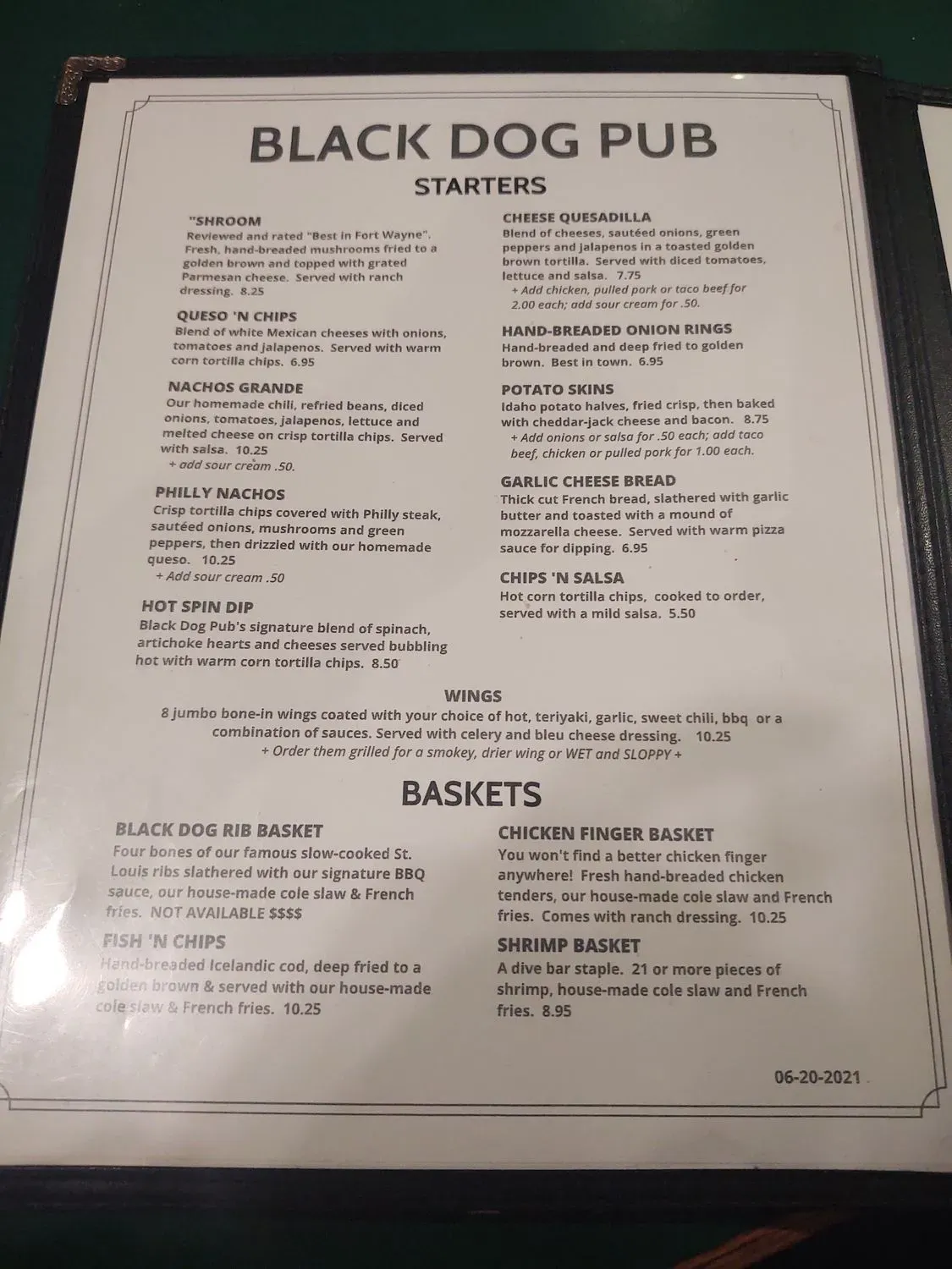 Menu 4