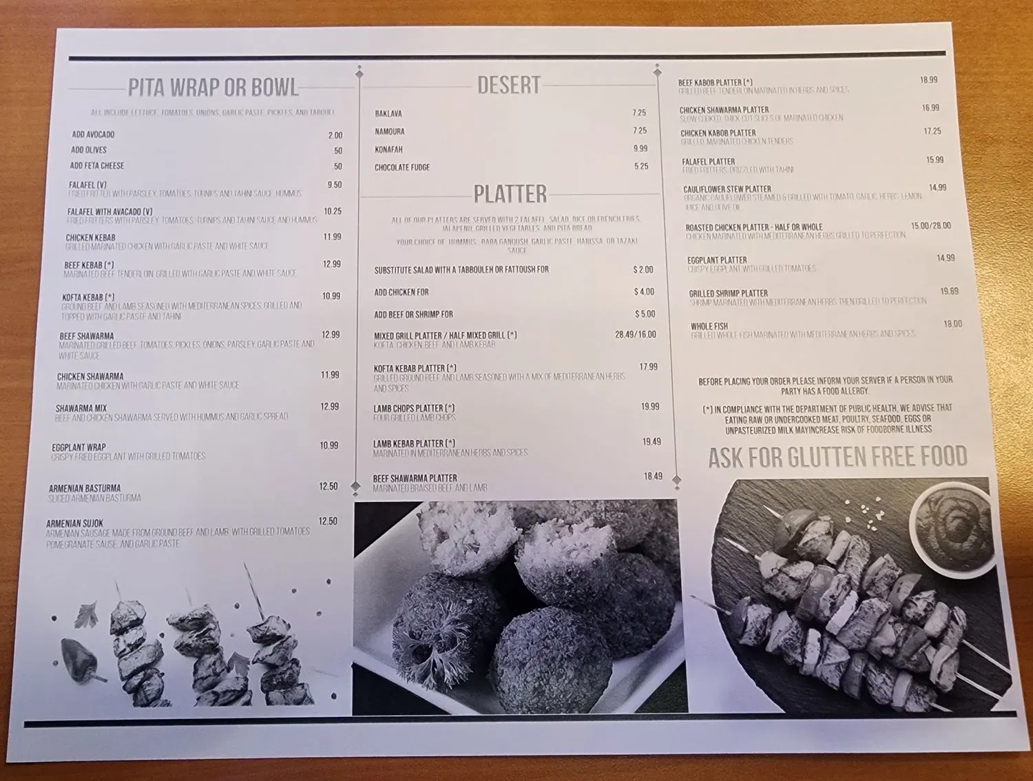 Menu 6