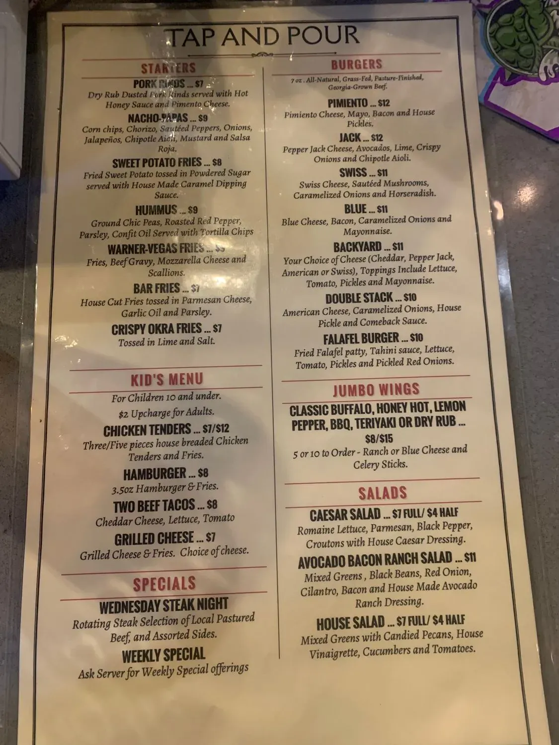 Menu 3