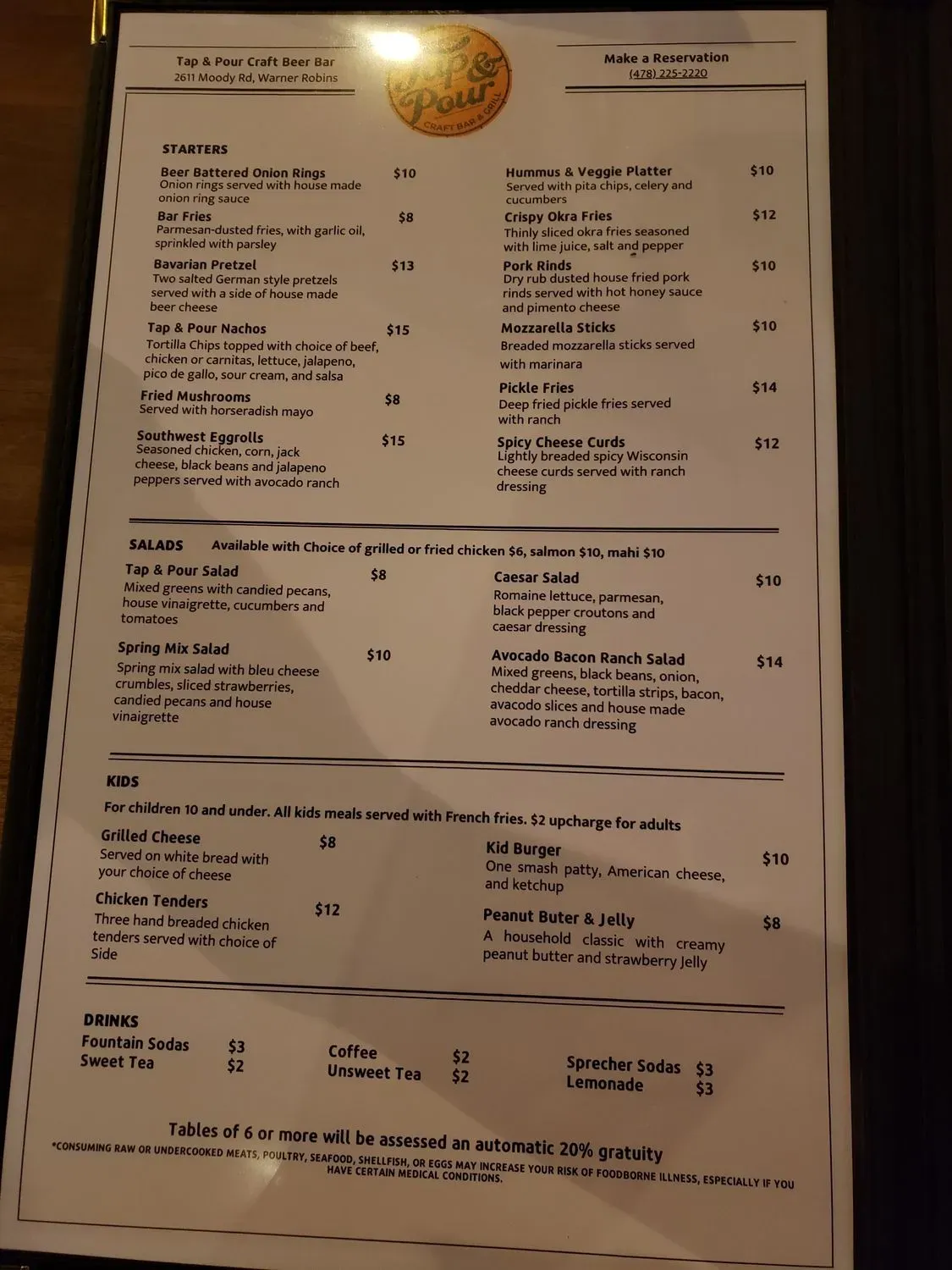 Menu 6