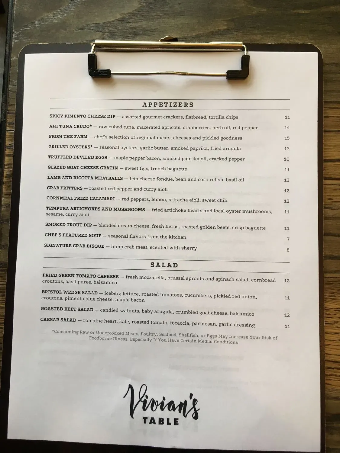 Menu 6