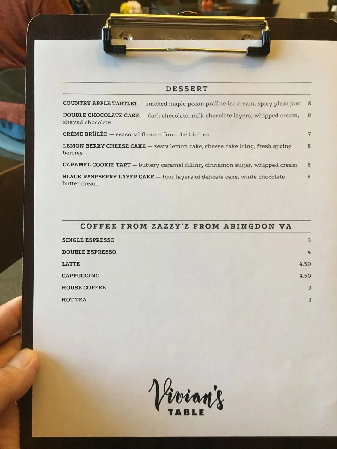 Menu 5