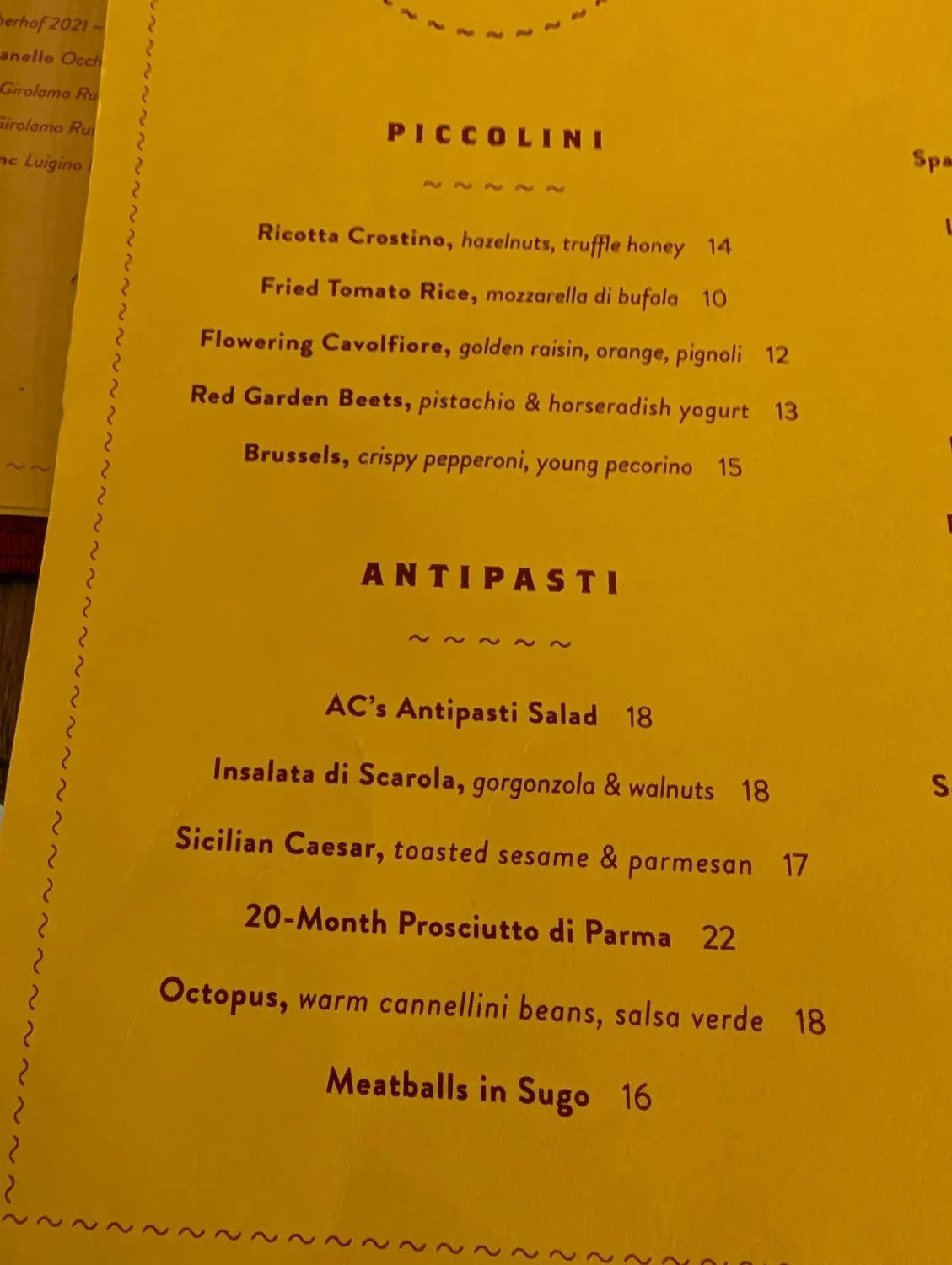 Menu 4