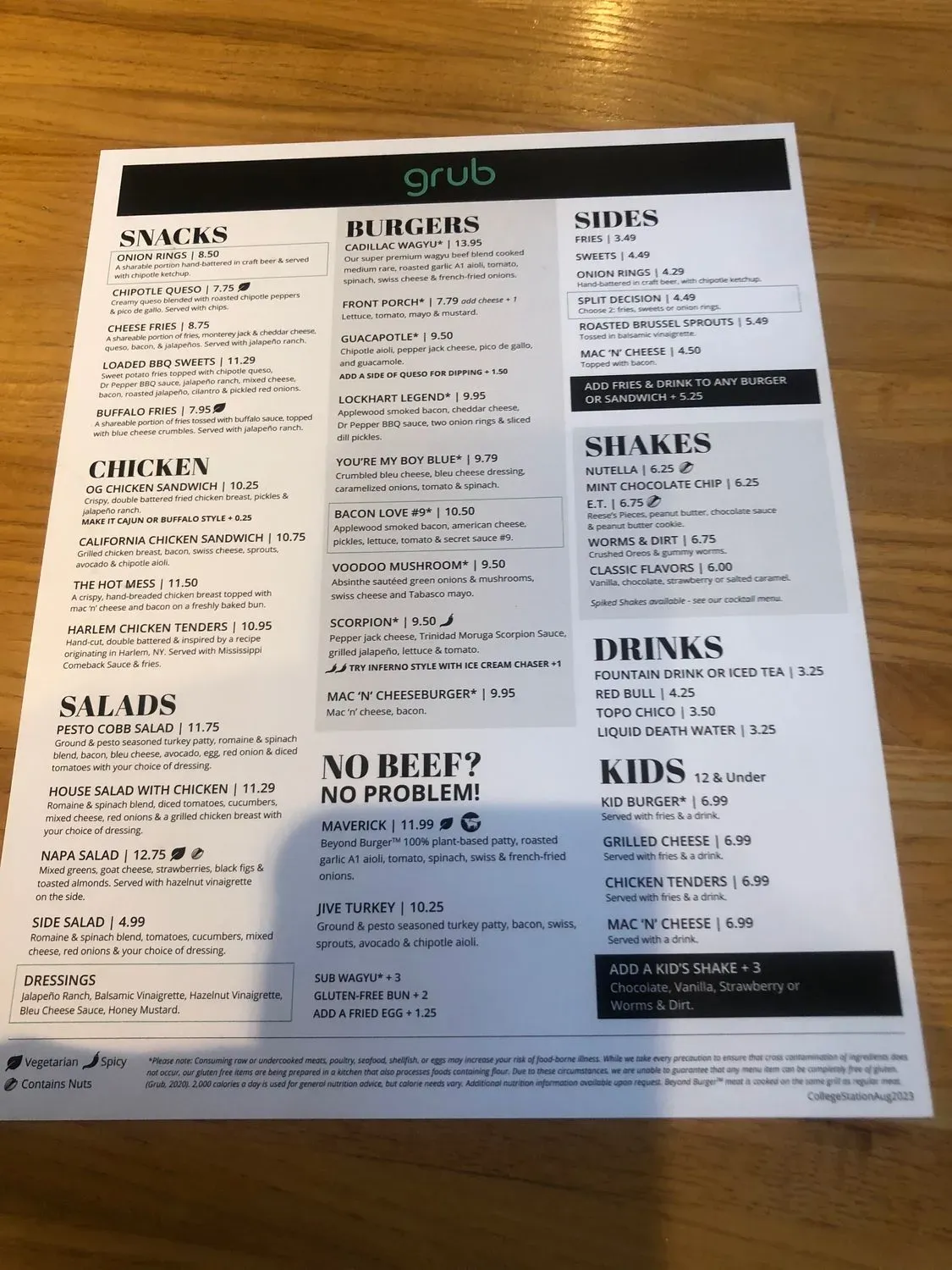 Menu 3