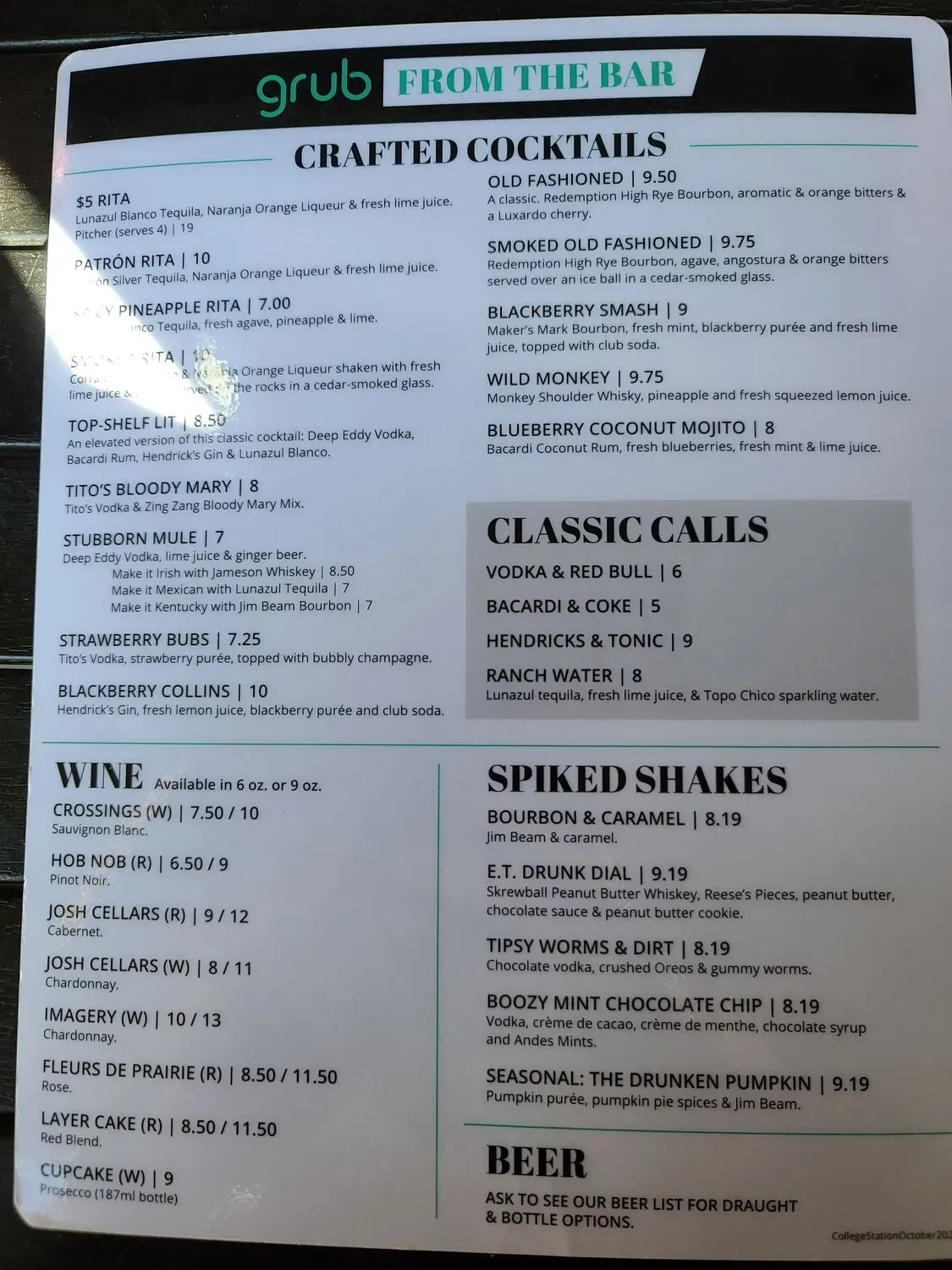 Menu 6