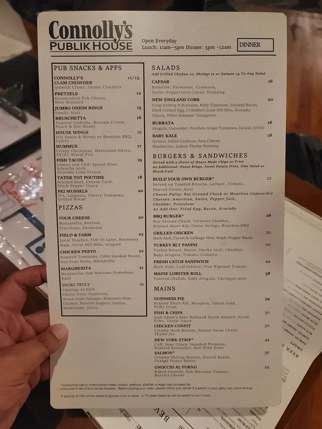 Menu 6