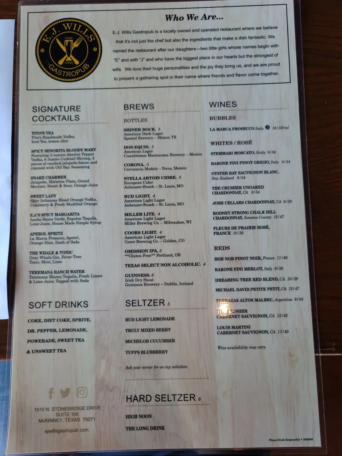 Menu 3