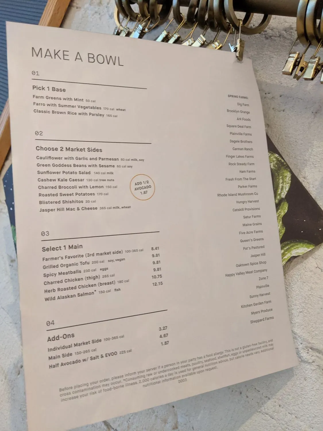 Menu 6