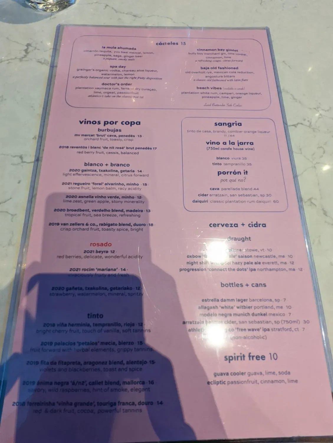 Menu 5