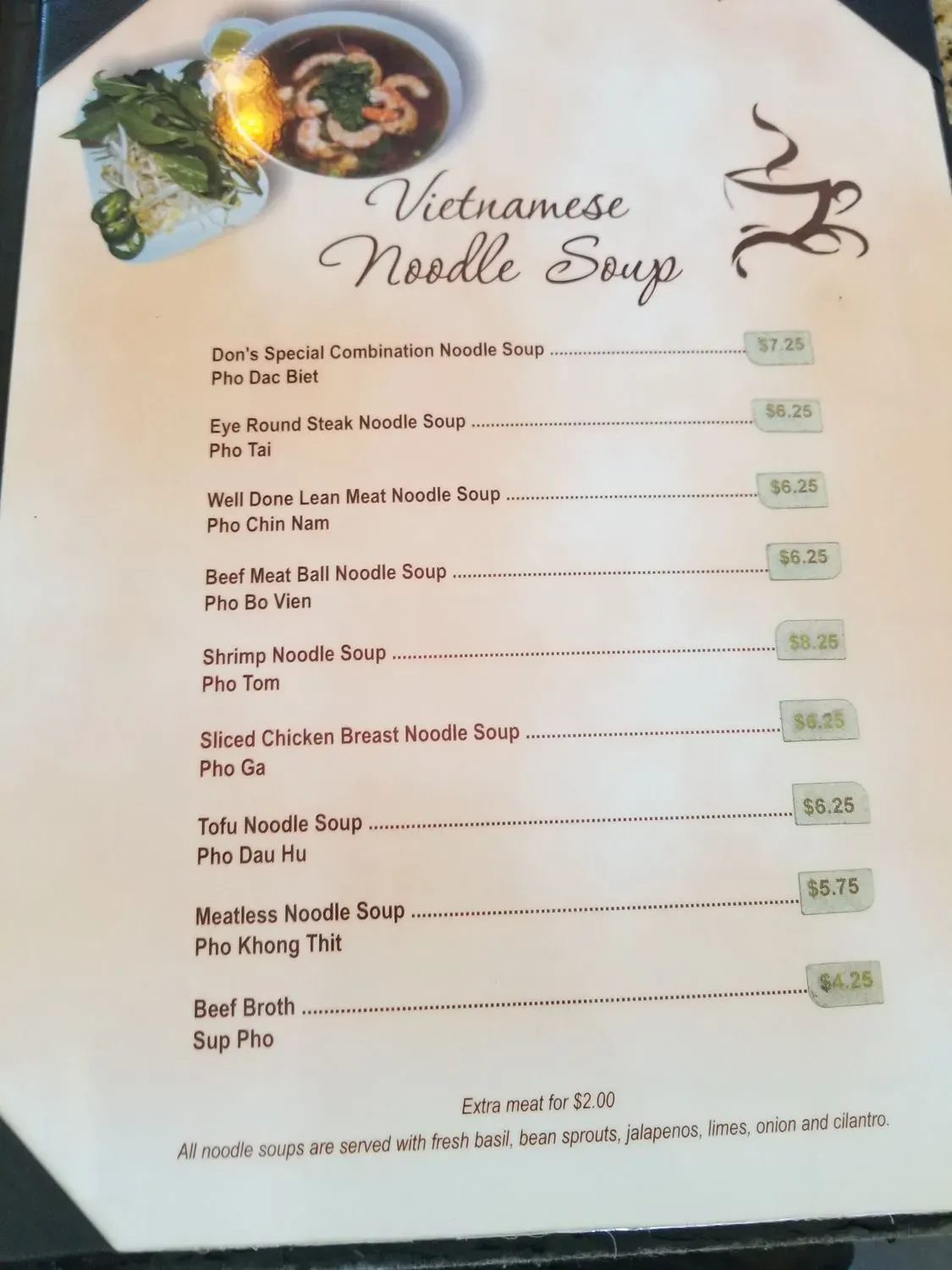 Menu 6