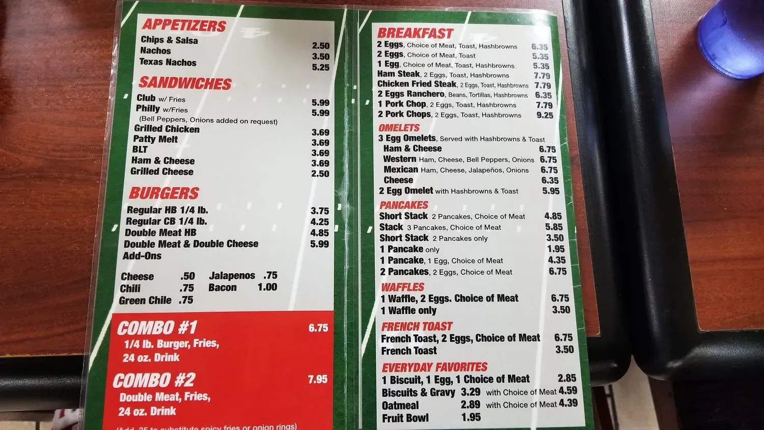 Menu 5