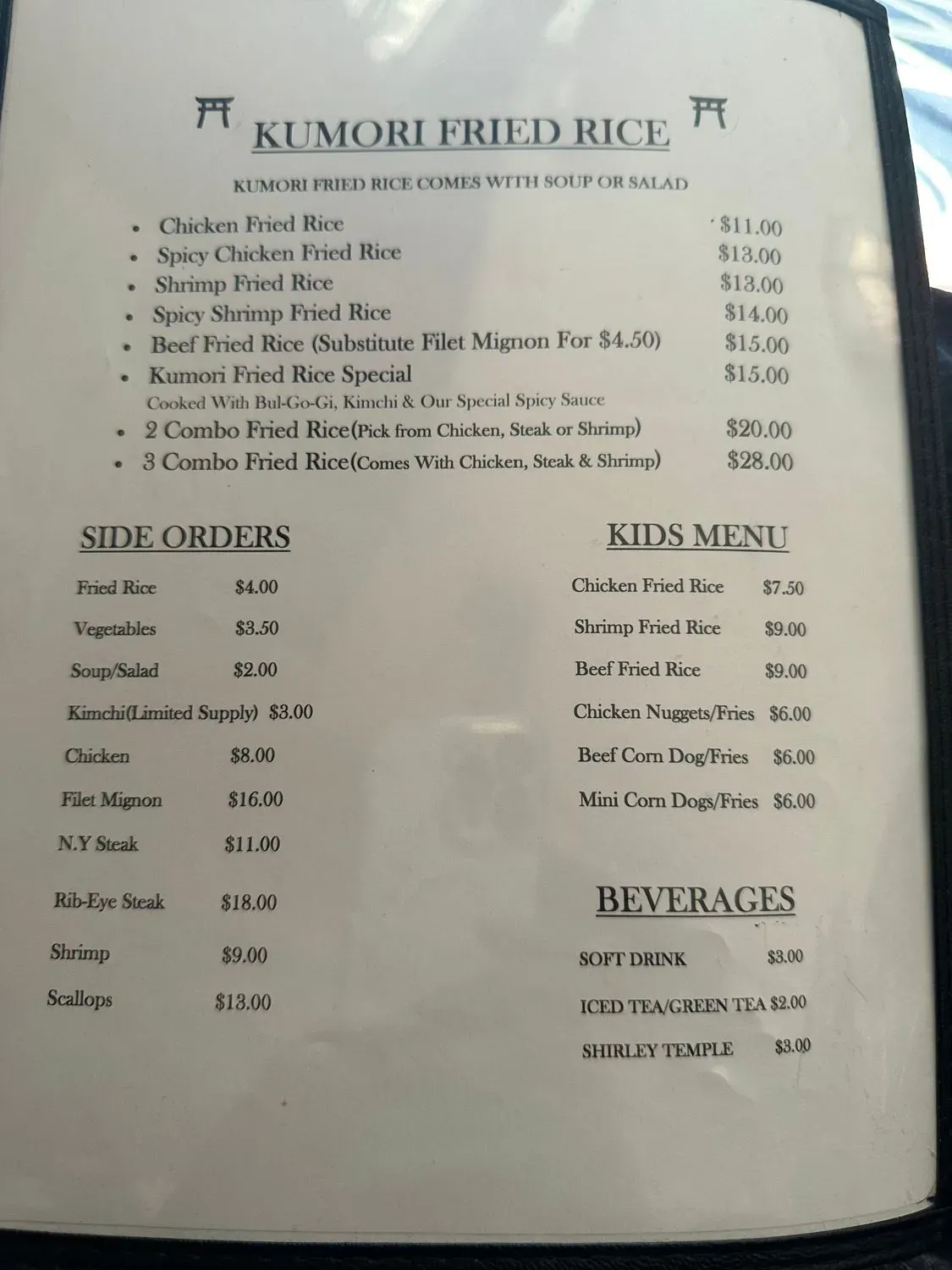 Menu 4