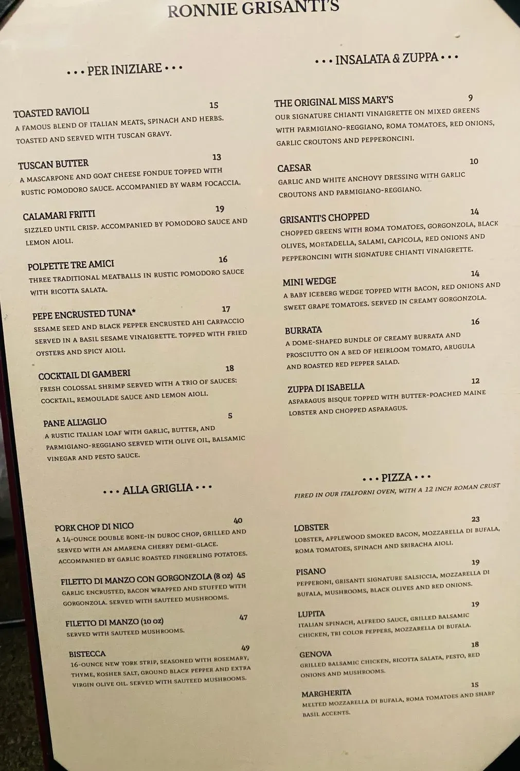 Menu 2