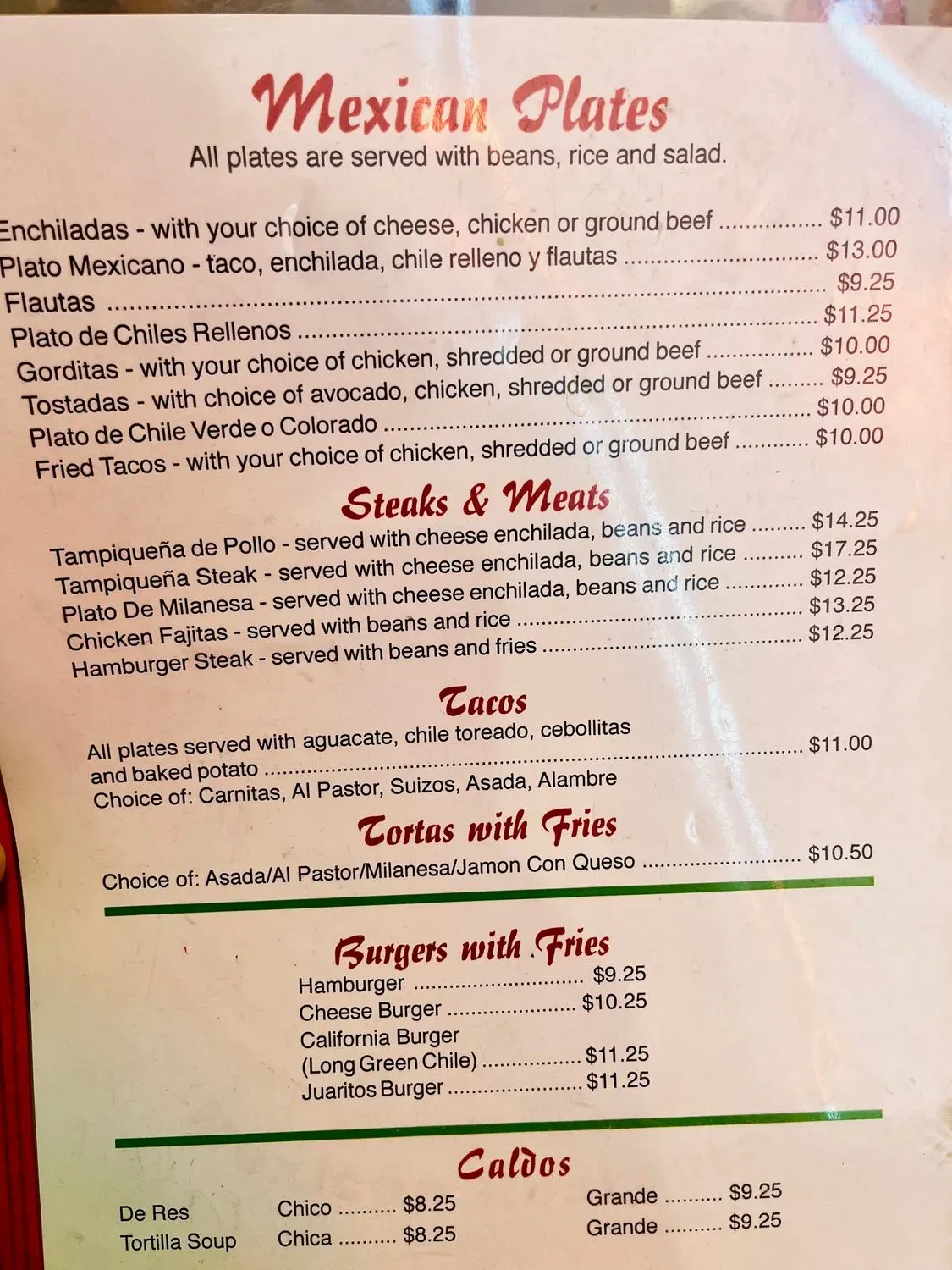 Menu 4