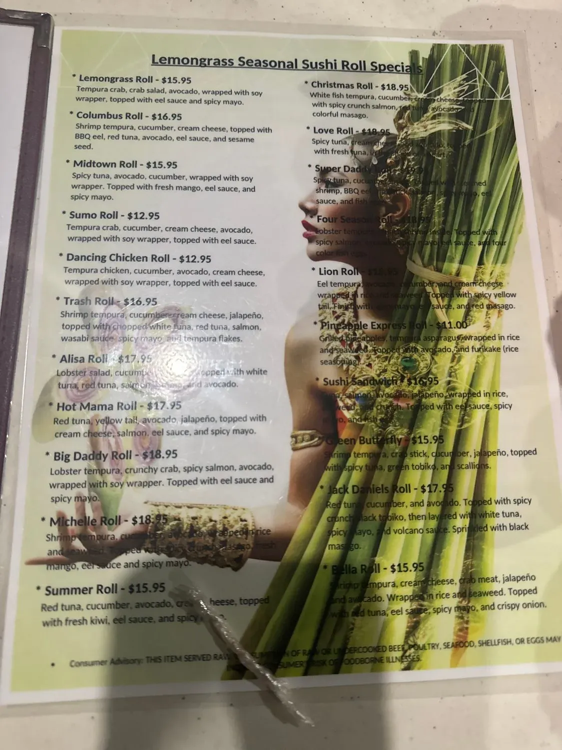 Menu 6