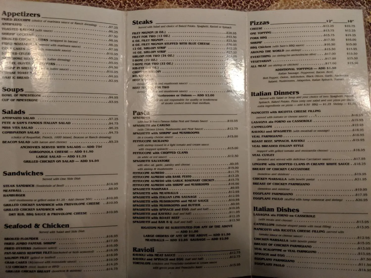 Menu 6