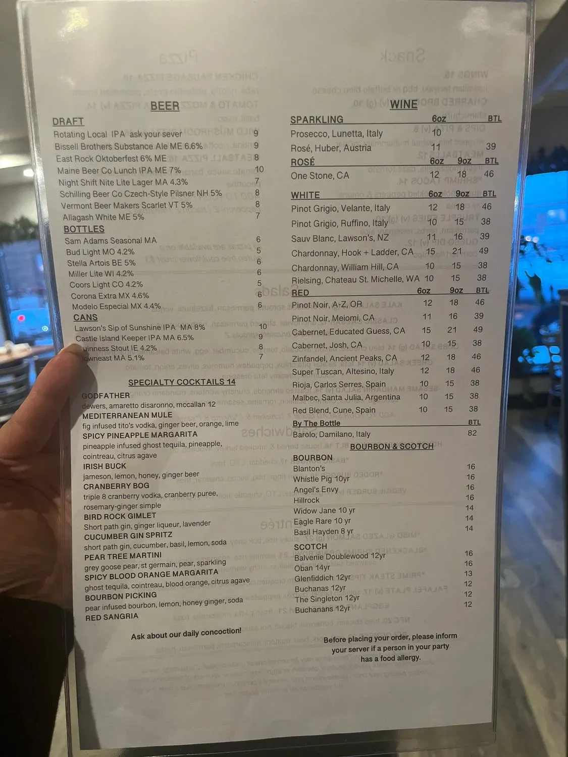 Menu 5