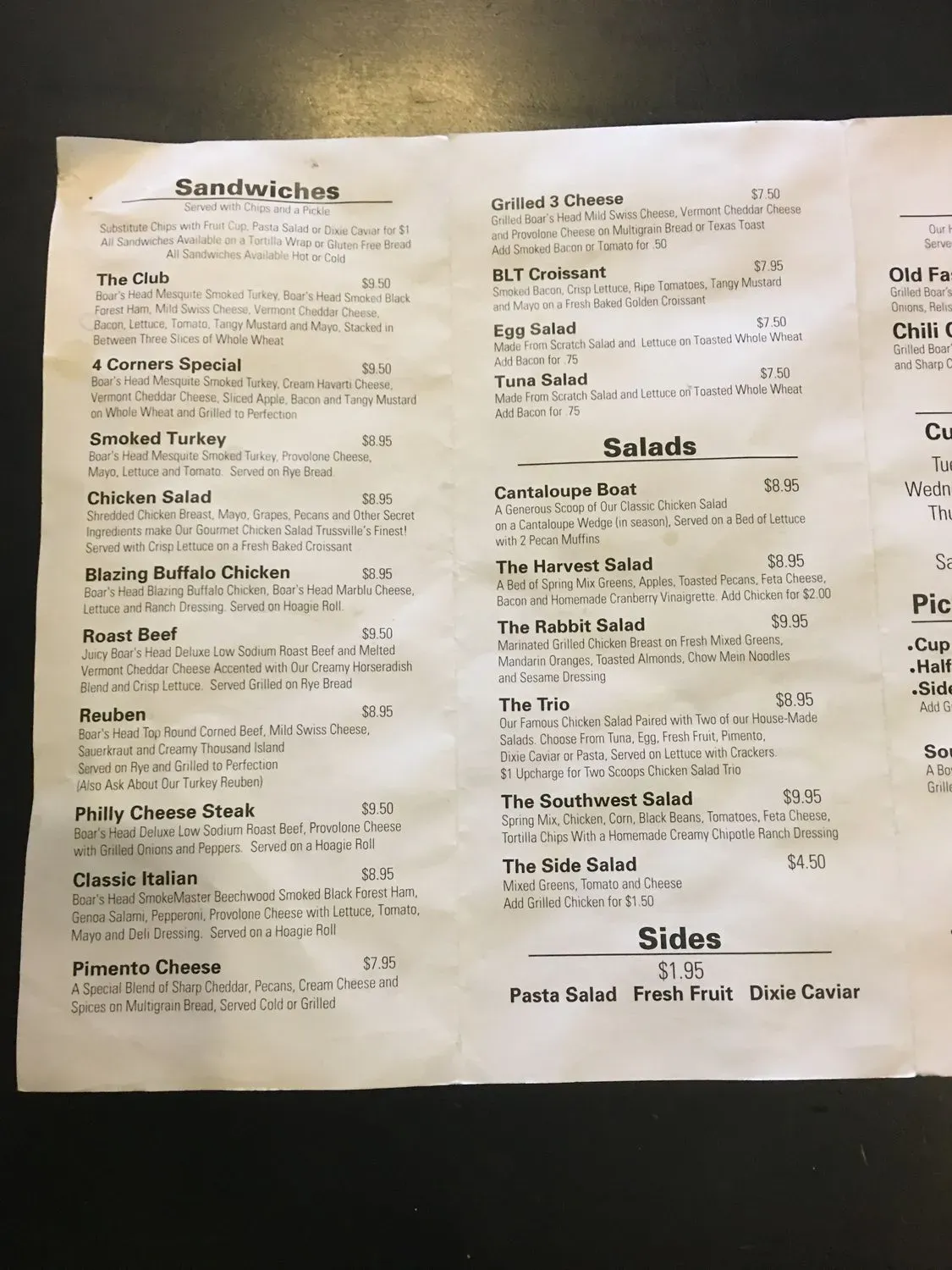 Menu 6