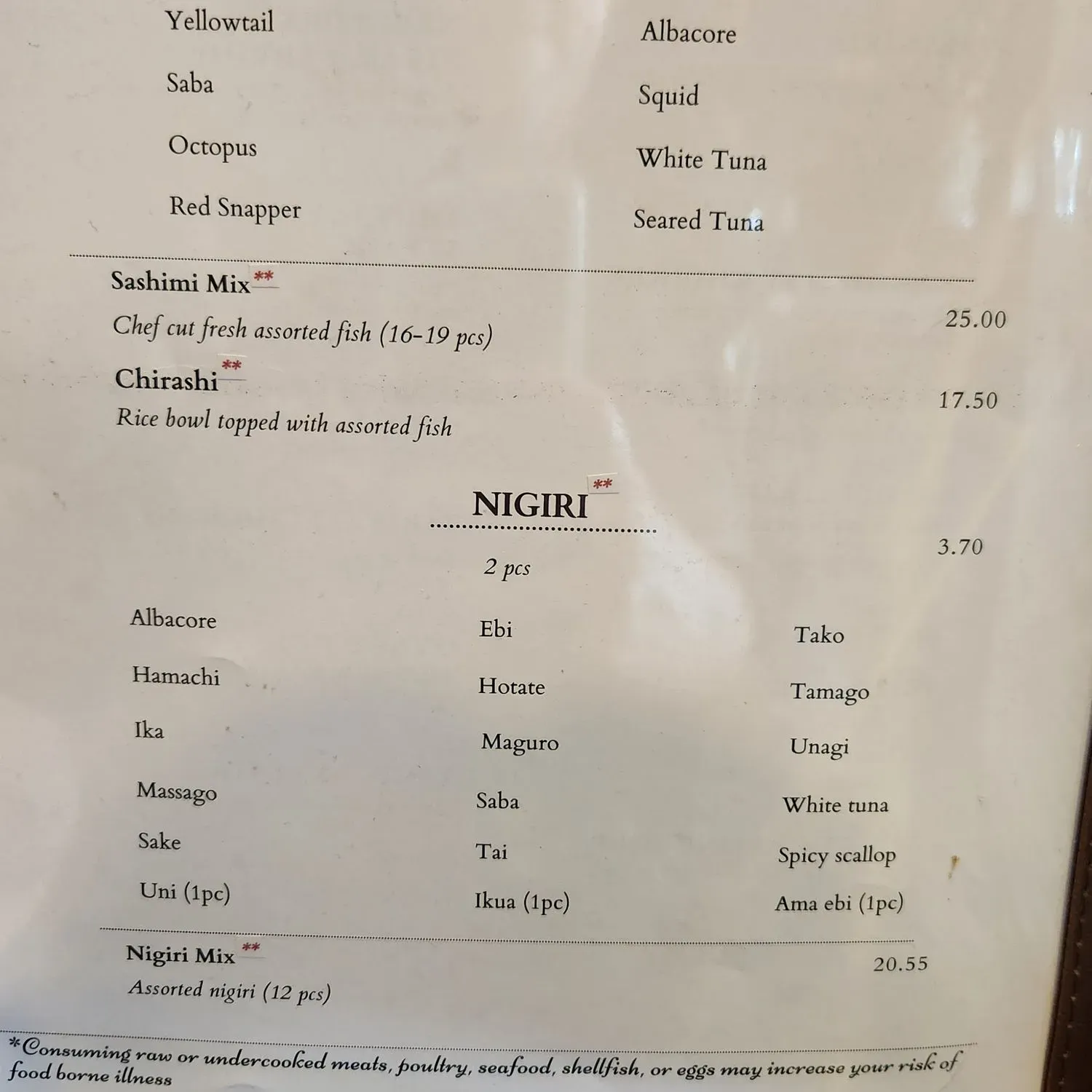 Menu 2