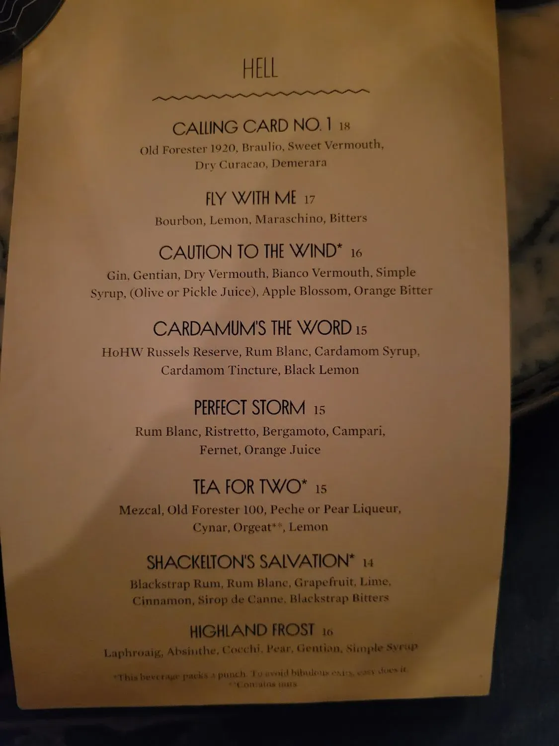 Menu 6