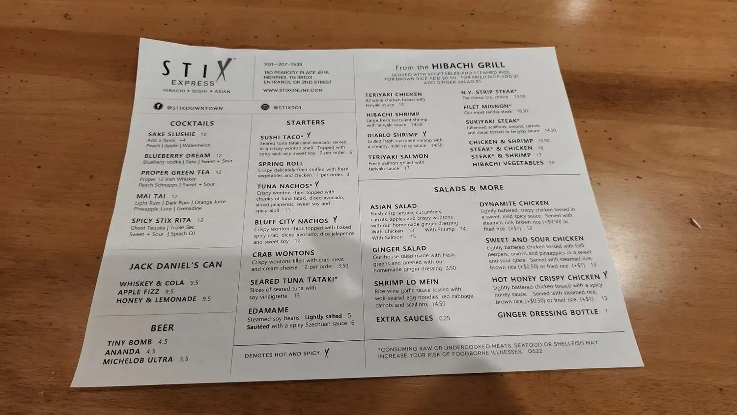 Menu 4