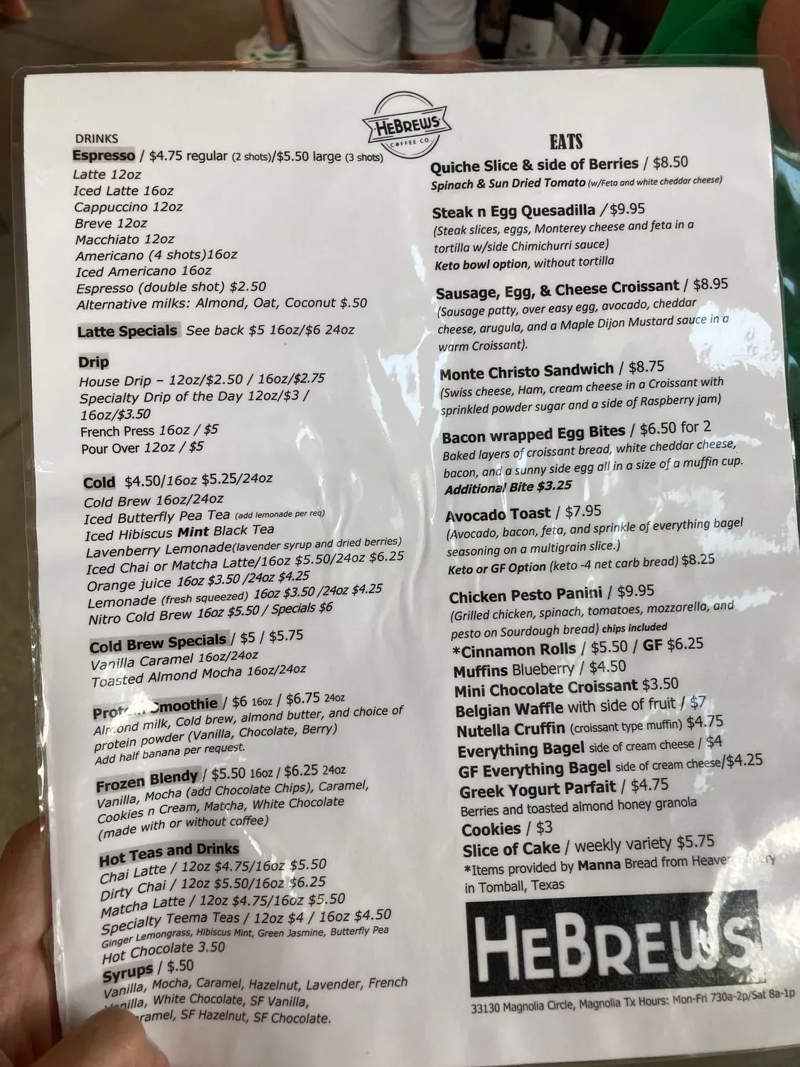 Menu 6