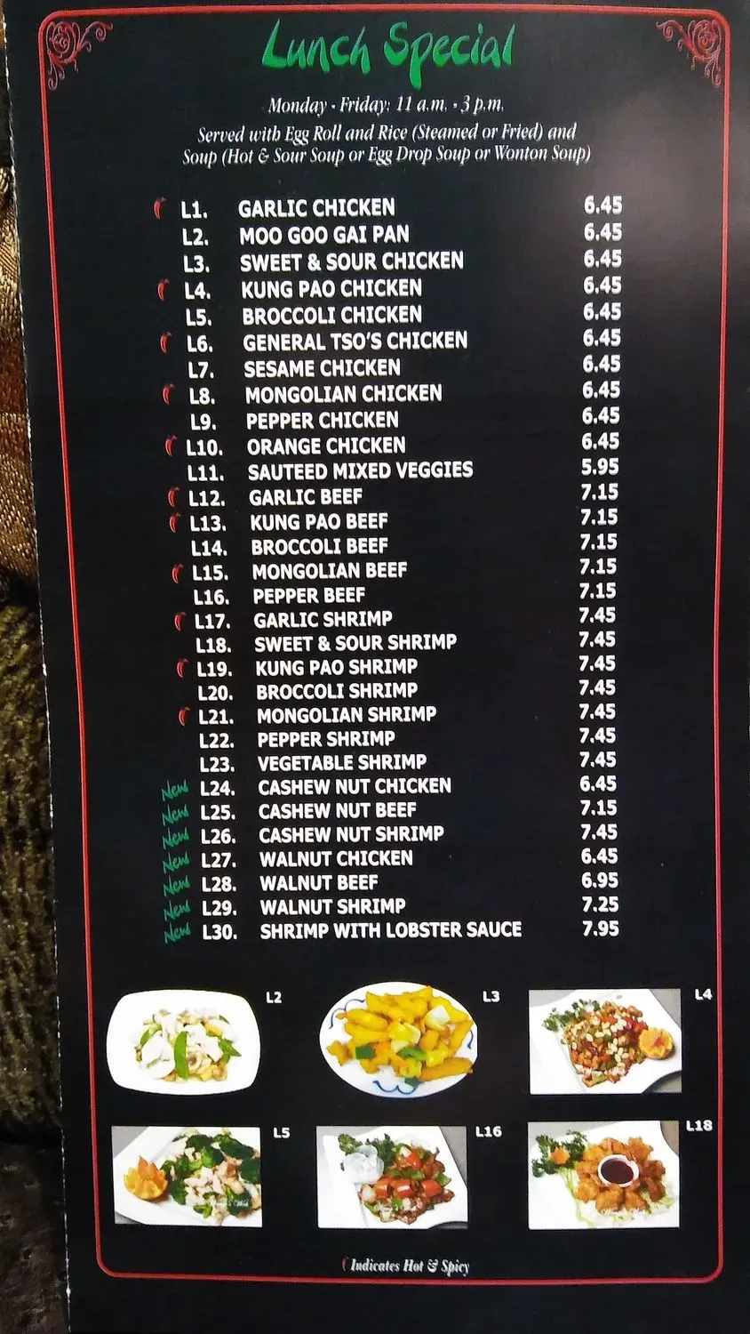 Menu 5