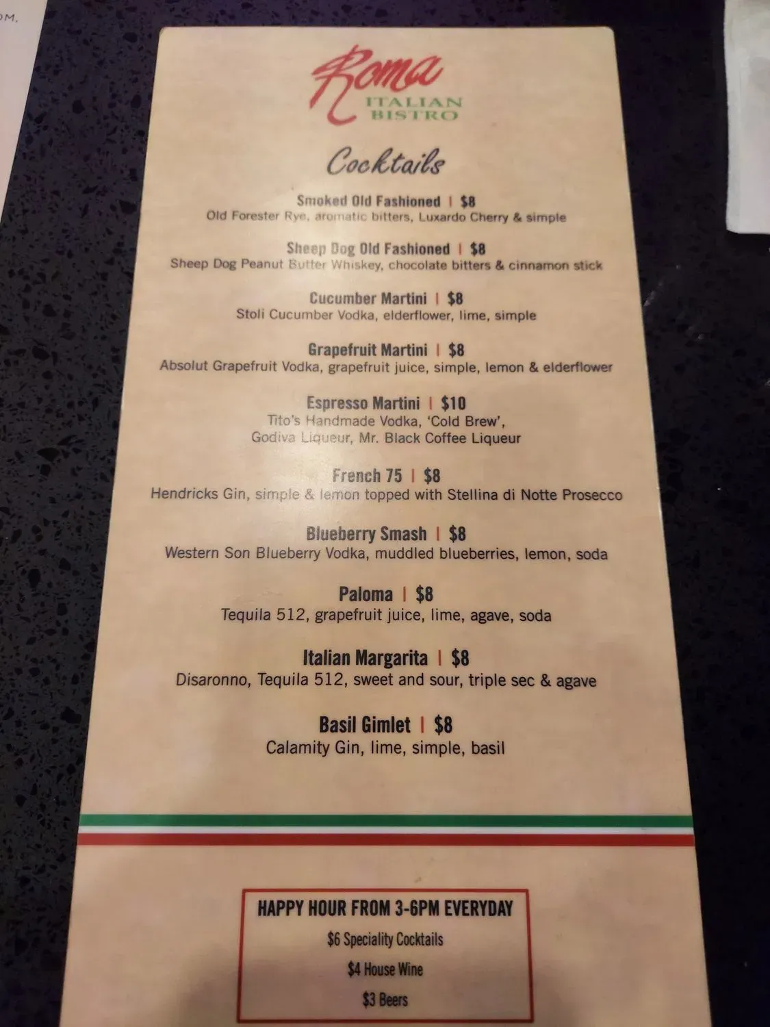 Menu 4