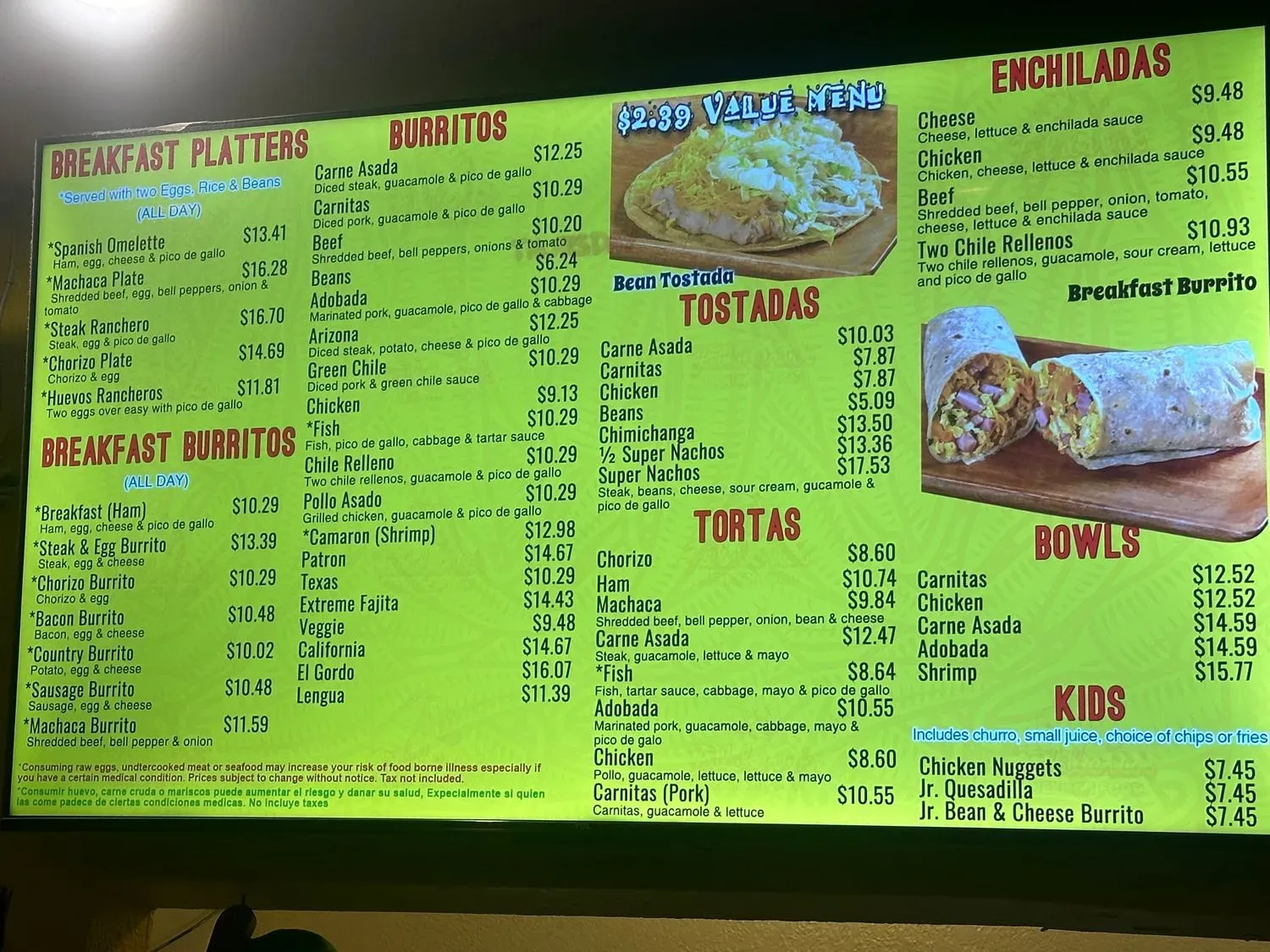 Menu 2