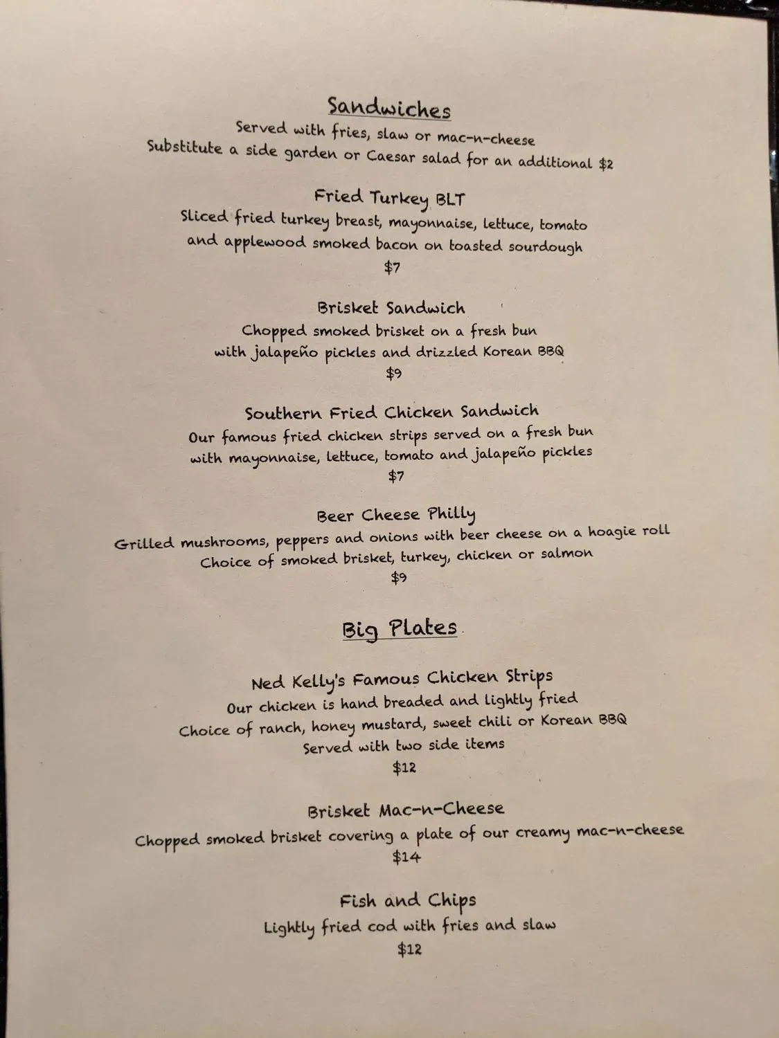 Menu 3