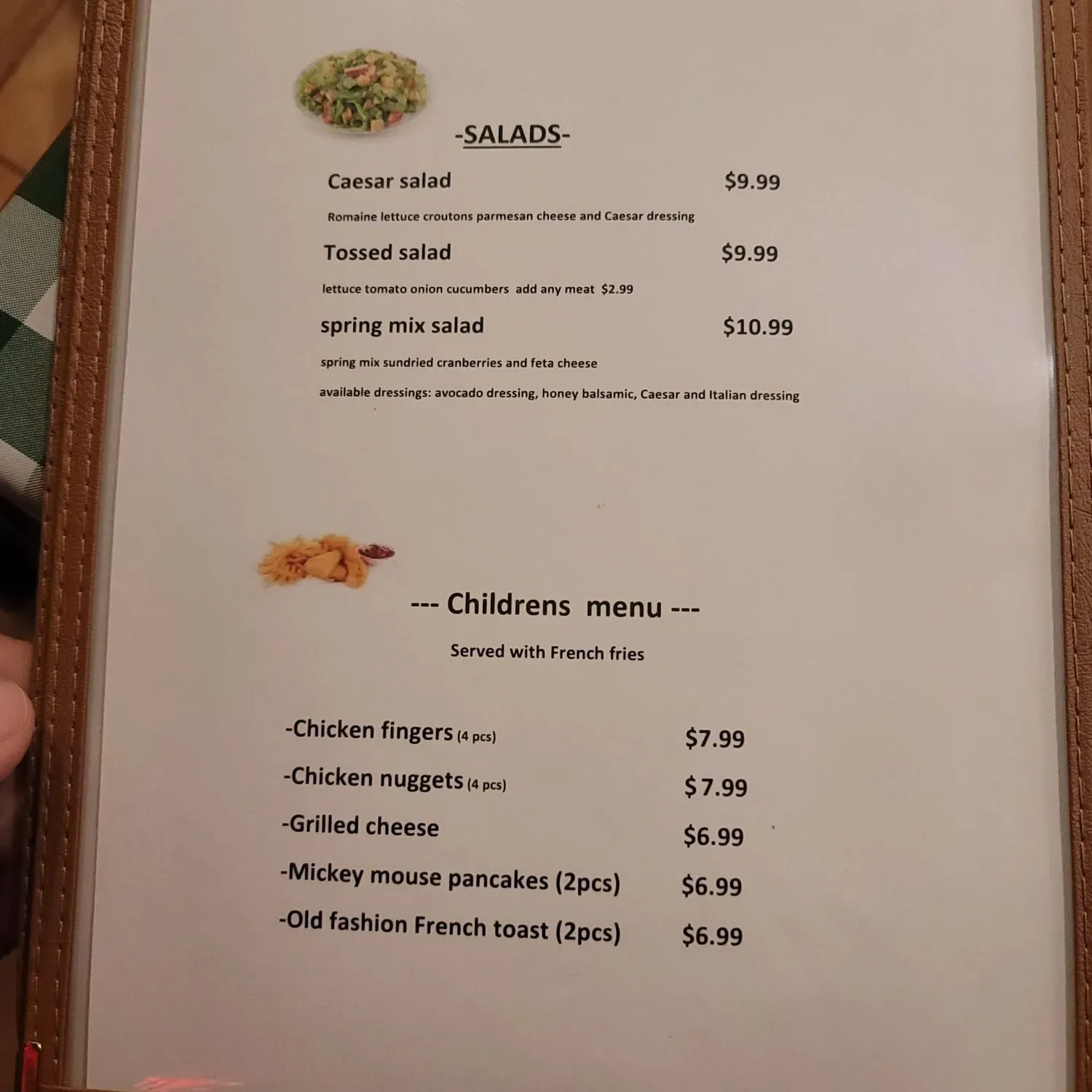 Menu 2